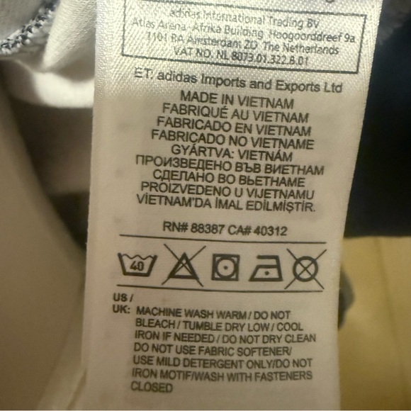 Adidas Ultimate Track Jacket in grey with black stripes - Picture 5 of 5